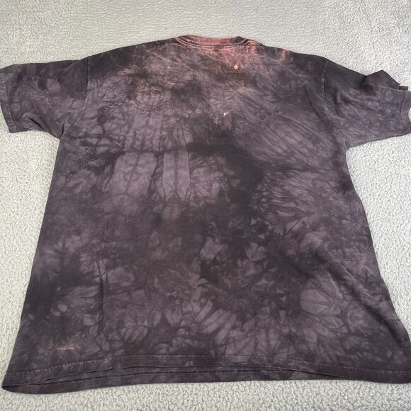 The Mountain T-shirt Adult XL Black Tie-Dye Dog Dean Russo Pit Bull Love Rescue - Picture 5 of 9